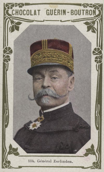 Generał Zurlinden (kolorowe zdjęcie) autorstwa French School