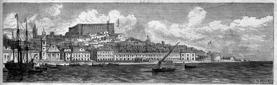 Widok ogólny miasta Reggio Calabria, Włochy autorstwa French School