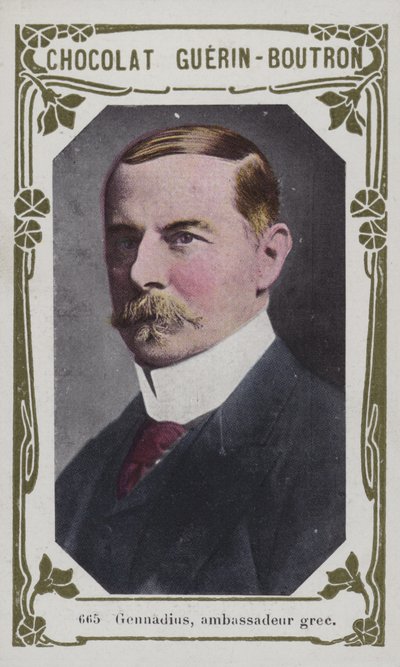 Gennadiusz, ambasador Grecji (kolorowe zdjęcie) autorstwa French School