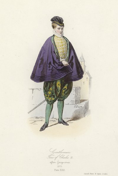 Dżentelmen czasów Karola IX z Francji autorstwa French School