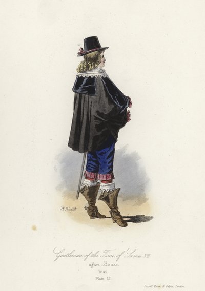 Dżentelmen z czasów Ludwika XIII Francji autorstwa French School
