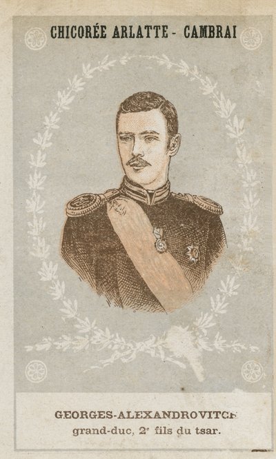 Georges-Alexandrovitch, wielki książę, drugi syn cara autorstwa French School