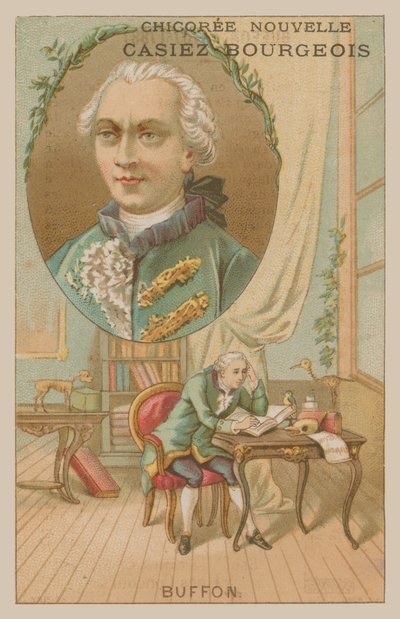 Georges-Louis Leclerc, hrabia de Buffon, francuski naukowiec i pisarz z XVIII wieku autorstwa French School