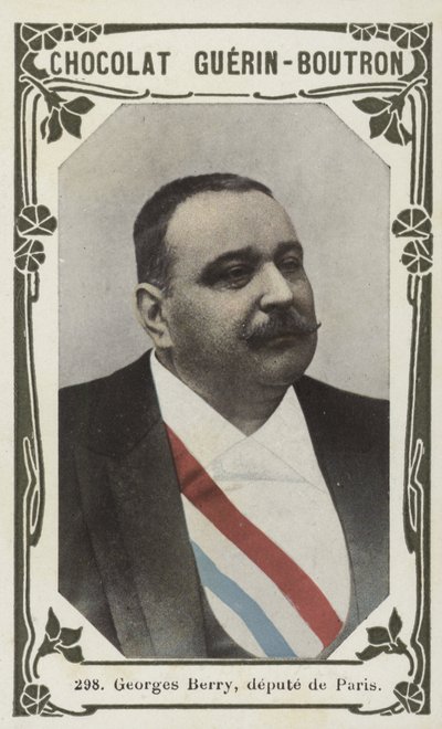 Georges Berry, poseł z ramienia Paryża (kolorowe zdjęcie) autorstwa French School