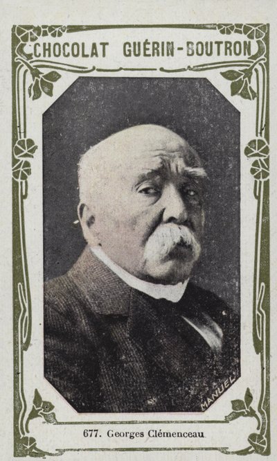 Georges Clemenceau (kolorowe zdjęcie) autorstwa French School