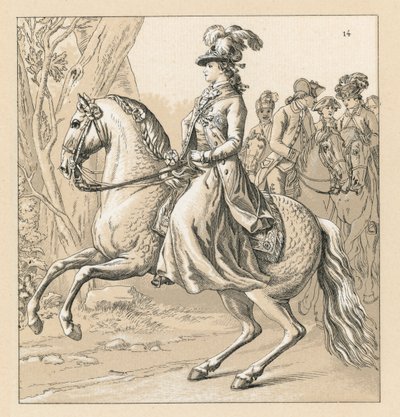 Niemcy XVII-XVIII wiek kostium autorstwa French School