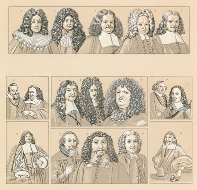Niemcy XVII-XVIII wiek kostium autorstwa French School