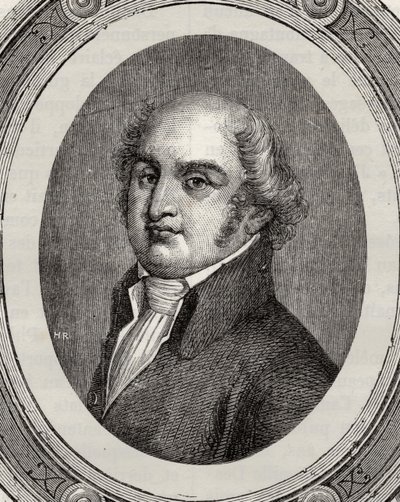 Gilbert Romme, z „Histoire de la Revolution Francaise” Louisa Blanca (1811-82) autorstwa French School