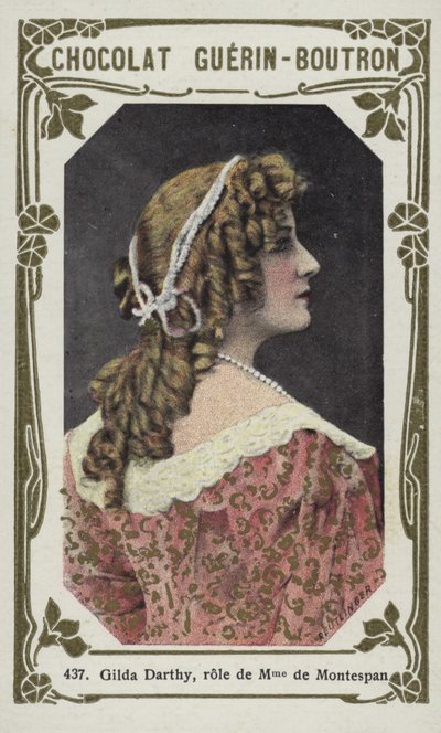 Gilda Darthy, rola Madame de Montespan (kolorowe zdjęcie) autorstwa French School