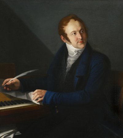 Gioacchino Antonio Rossini, ok. 1824 autorstwa French School