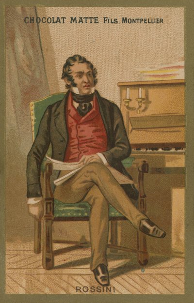 Gioachino Rossini, włoski kompozytor autorstwa French School