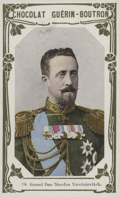 Wielki Książę Mikołaj Mikołajewicz (kolorowe zdjęcie) autorstwa French School