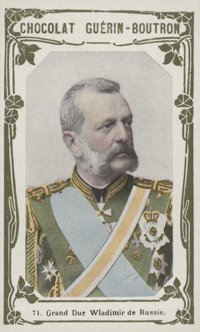 Wielki Książę Włodzimierz Rosji (kolorowe zdjęcie) autorstwa French School