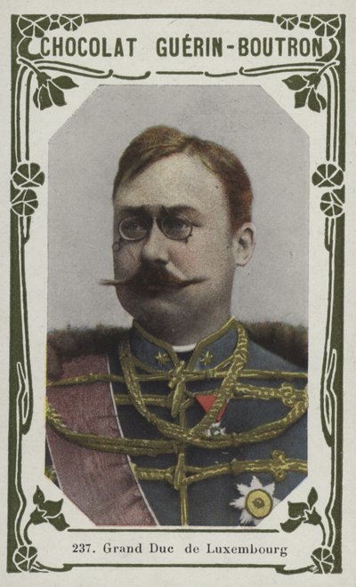 Wielki Książę Luksemburga (kolorowe zdjęcie) autorstwa French School
