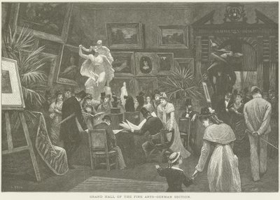 Wielka Sala Sztuk Pięknych autorstwa French School