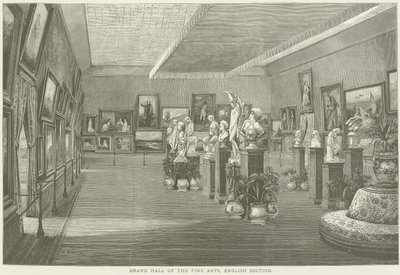 Wielka Sala Sztuk Pięknych autorstwa French School