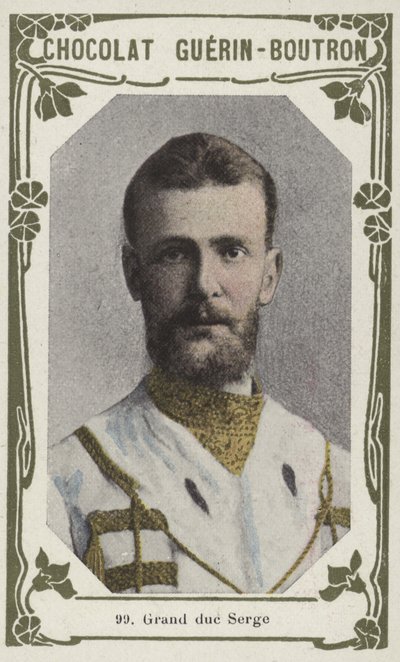 Wielki książę Serge (kolorowe zdjęcie) autorstwa French School