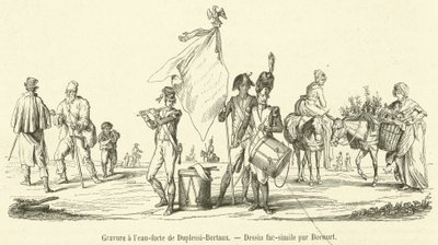 Akwaforta Duplessi-Bertaux (grafika) autorstwa French School