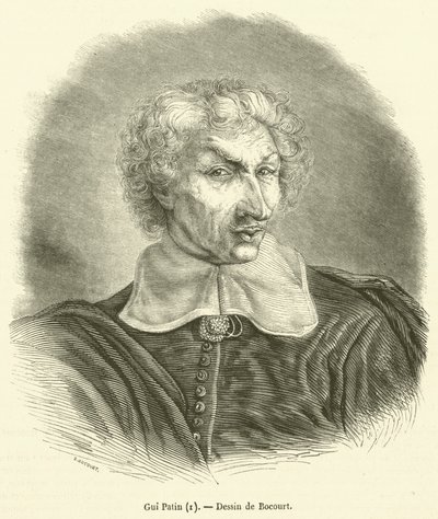 Gui Patin (grawerowanie) autorstwa French School