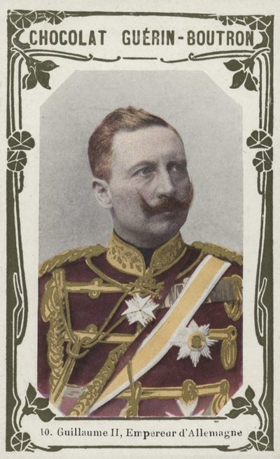 Wilhelm II, cesarz Niemiec (kolorowe zdjęcie) autorstwa French School