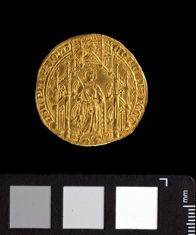 Guyennois d"or Edwarda "Czarnego Księcia", 1362-72 autorstwa French School