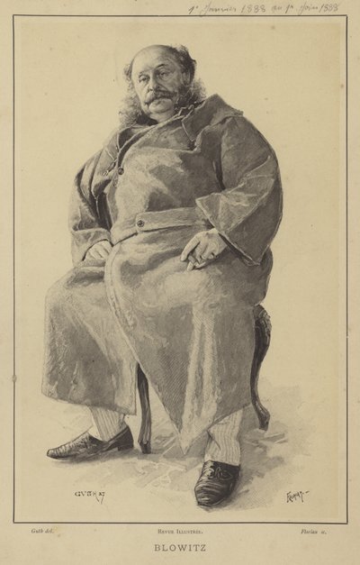 Henri Blowitz, francuski dziennikarz urodzony w Czechach autorstwa French School