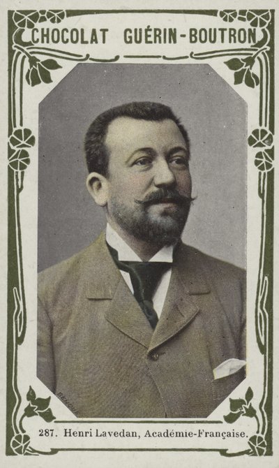 Henri Lavedan, Academie-Francaise (kolorowe zdjęcie) autorstwa French School