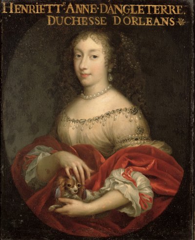 Henrietta Anna (1644-70) księżna Orleanu autorstwa French School