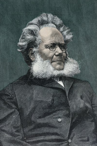 Henryk Ibsen (1828-1906) 1901 autorstwa French School