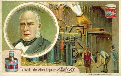 Henry Bessemer, wynalazca procesu Bessemer autorstwa French School