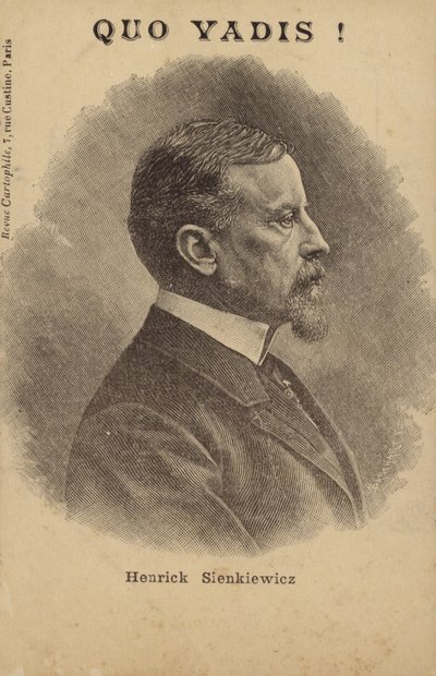 Henryk Sienkiewicz (1846-1916), polski dziennikarz i powieściopisarz (litografia) autorstwa French School
