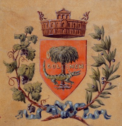 Herb heraldyczny miasta Nimes autorstwa French School