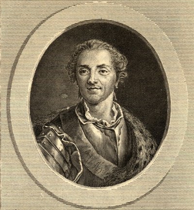 Hermann Maurice (1696-1750) hrabia Saksonii autorstwa French School