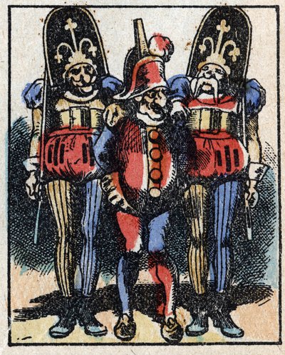 Historia dr Pulcinelli (Polichinelle). Drzeworyt Imaging Pellerin - Epinal, sd. Koniec XIX wieku. autorstwa French School