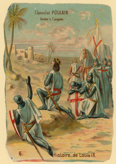 Historia Ludwika IX autorstwa French School