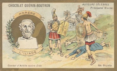 Homere, grecki poeta końca VIII wieku p.n.e., autor „Iliady” autorstwa French School