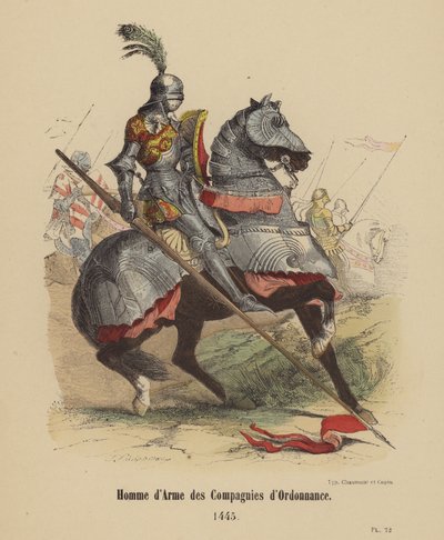 Kompania Ordnance Man-at-Arms autorstwa French School