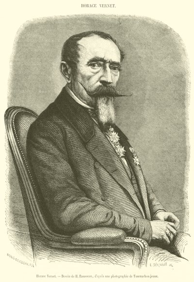 Horace Vernet (grawerowanie) autorstwa French School