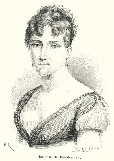 Hortense de Beauharnais (grafika) autorstwa French School