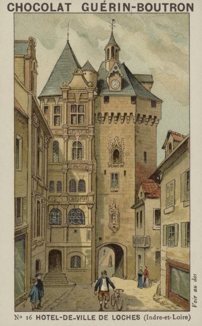Ratusz Loches, Indre-et-Loire autorstwa French School