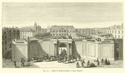 Hotel de Rohan-Soubise; po Rigaud autorstwa French School