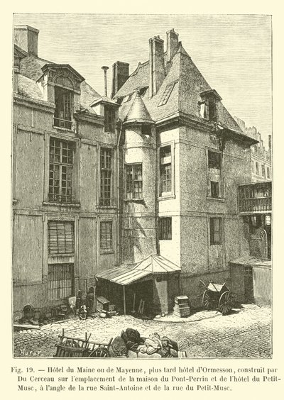 Hotel du Maine lub de Mayenne, później Hotel d