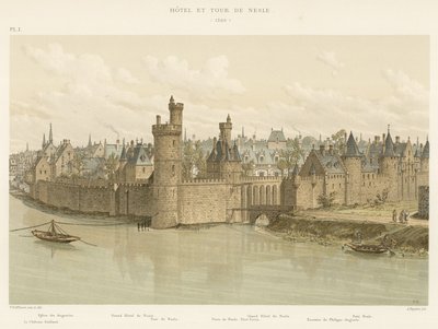 Hotel i Wieża Nesle, 1380 autorstwa French School