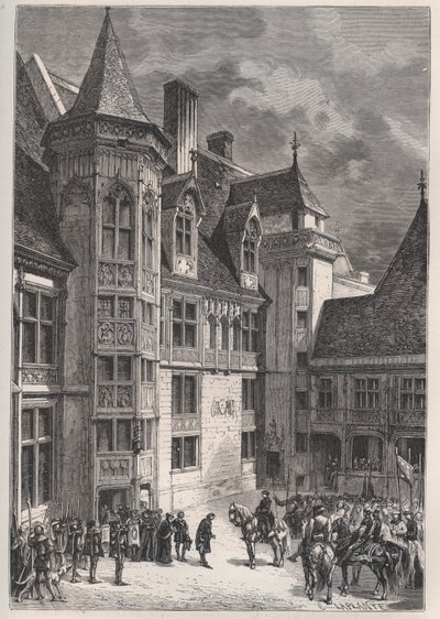 Dom Jacquesa Coeur autorstwa French School