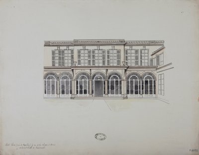 Hôtel de Maurepas, 7 Rue de la Chaise, Paryż, ok. 1900-20 autorstwa French School