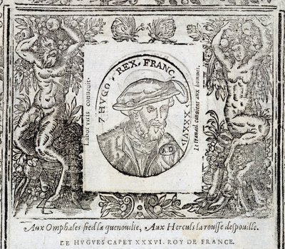 Hugues Capet - w filmie "Królowie Kapetyngów" autorstwa French School