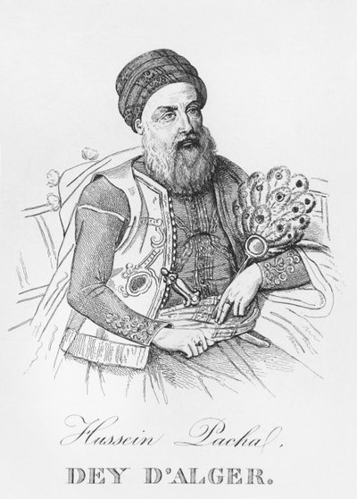 Hussein Pacha, Dey z Algieru, ok. 1830-40 autorstwa French School