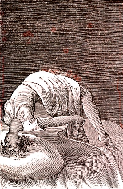 Histeria, zaburzenie psychiczne i nerwowe wynikające z intensywnego lęku. 1887 (grawerowanie) autorstwa French School