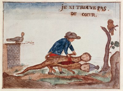 Nie mogę znaleźć żadnego serca, 1789 autorstwa French School