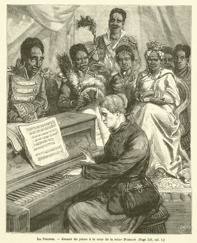 Ida Pfeiffer (grawerunek) autorstwa French School
